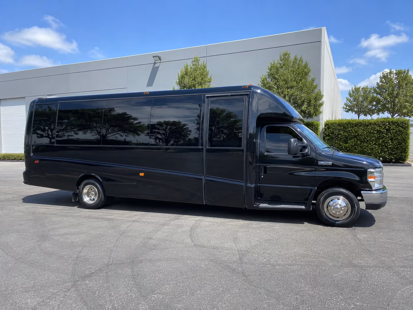 Interior of a party bus rental serving Manhattan