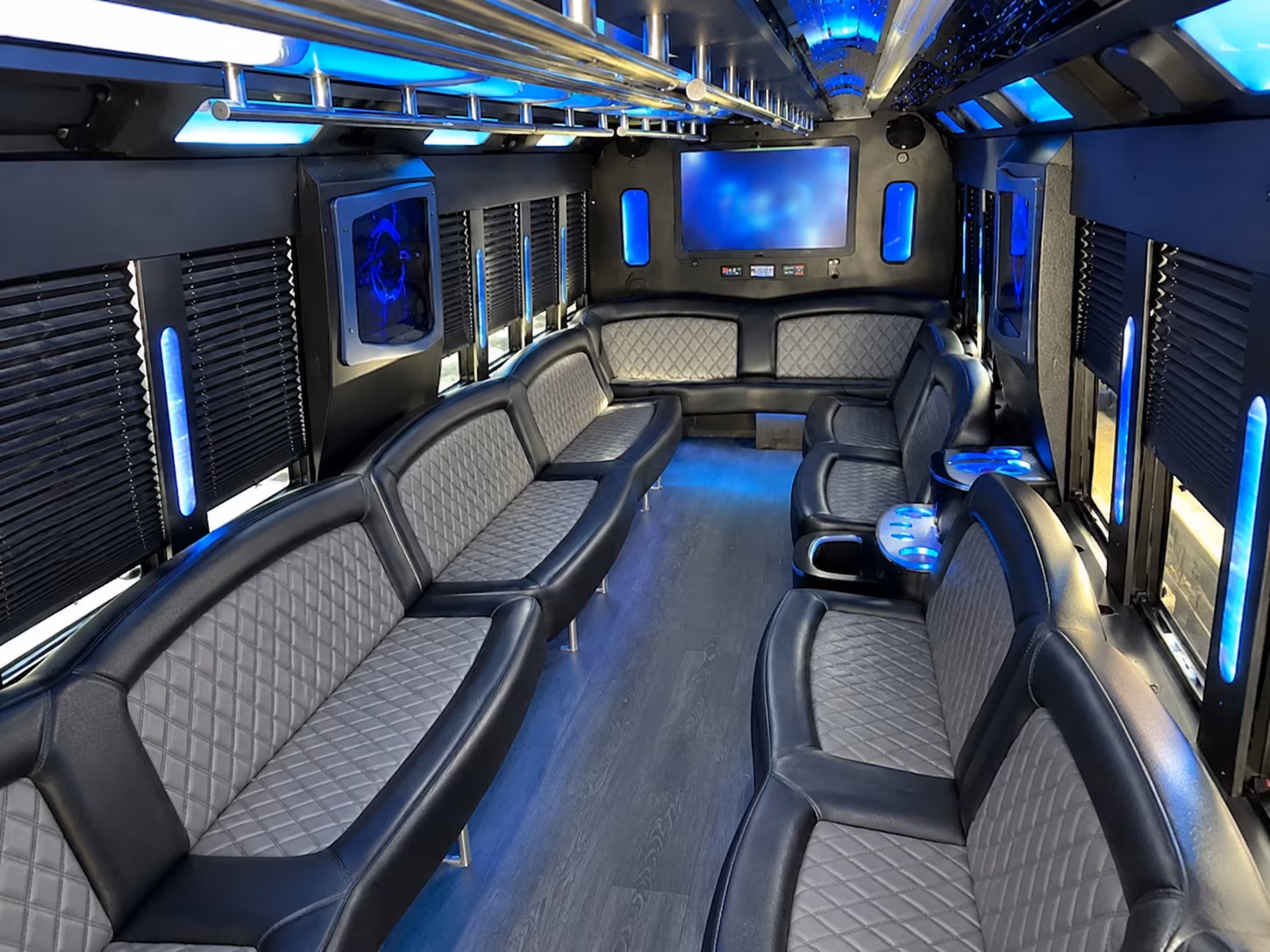 Manhattan Concert & Music Festival Transportation party bus exterior