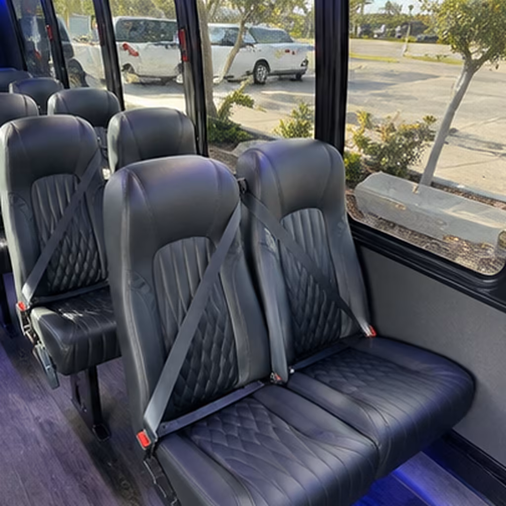 Manhattan Corporate Transportation party bus interior