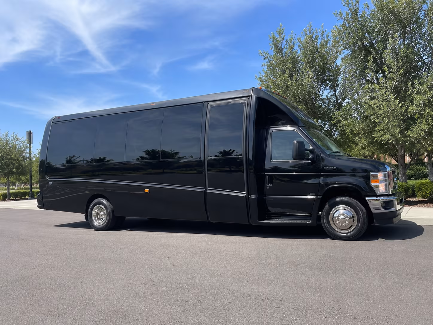 Manhattan Corporate Transportation party bus exterior