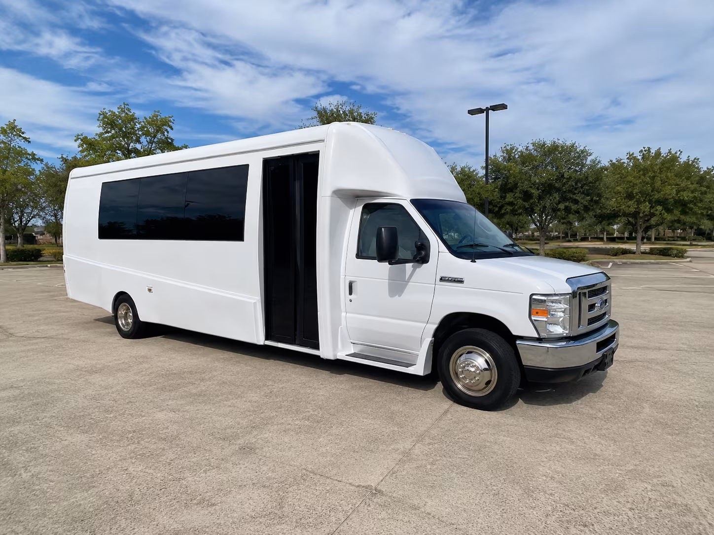 Manhattan Prom & Homecoming Transportation party bus exterior