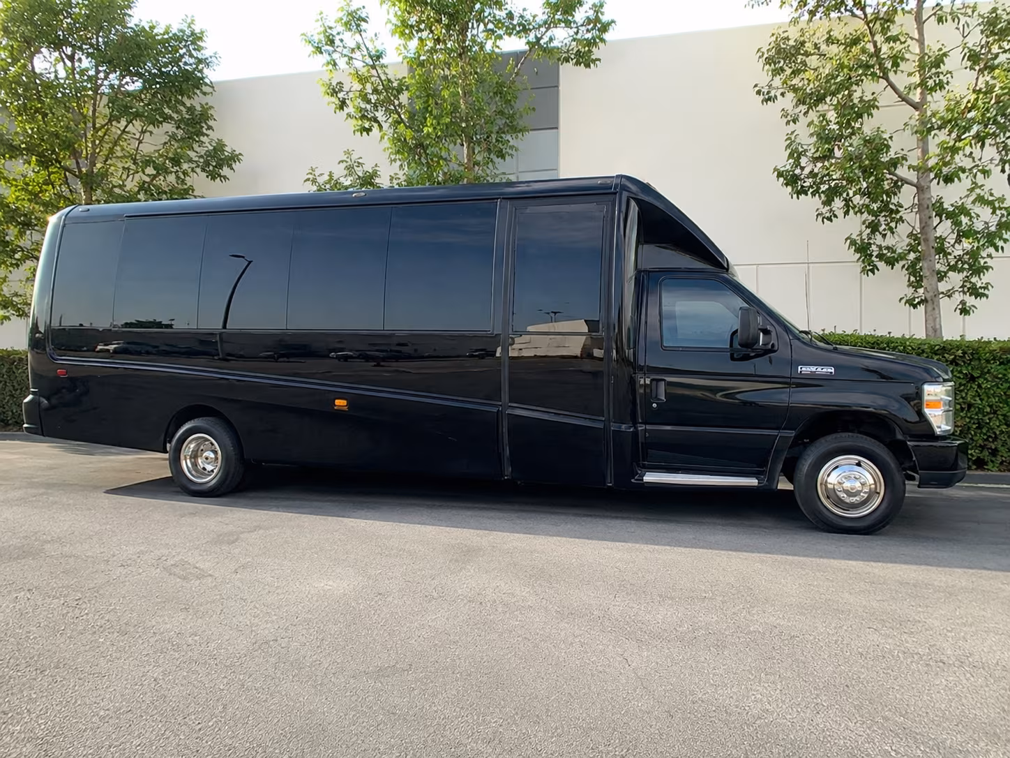 Manhattan School Event Transportation party bus exterior