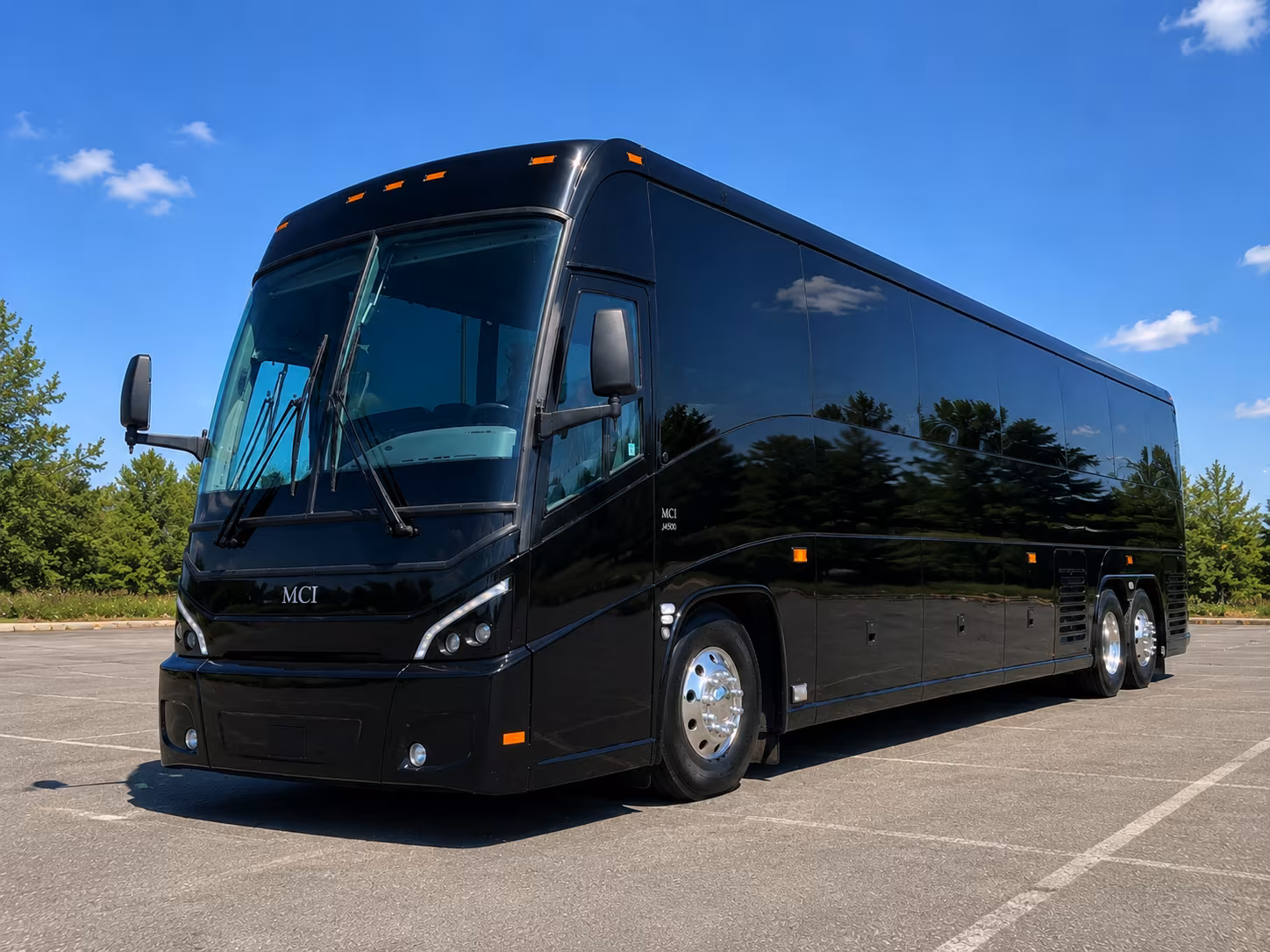 Manhattan School Event Transportation party bus exterior