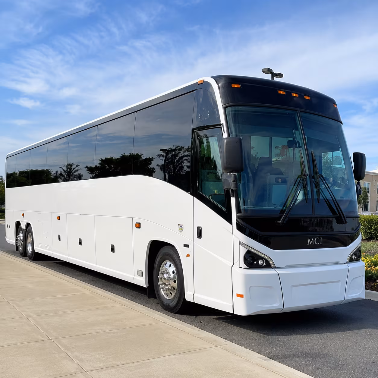 Manhattan School Event Transportation party bus exterior