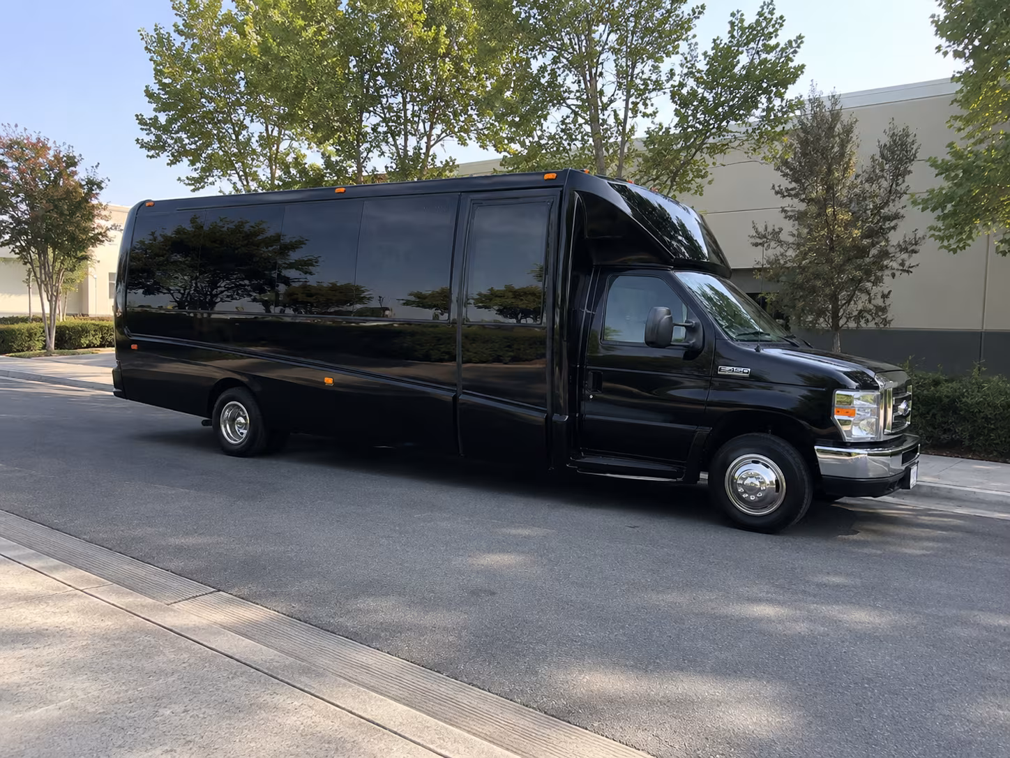 Manhattan Wedding Transportation party bus exterior