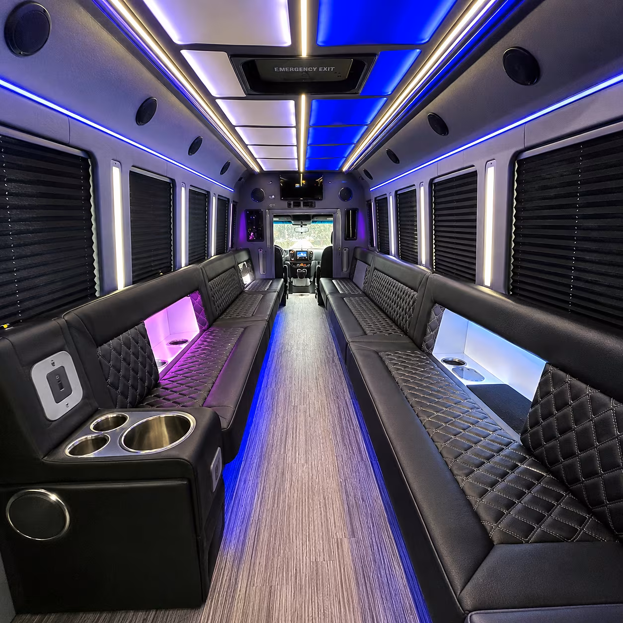 Manhattan Winery Tour & Pub Crawl Transportation party bus interior